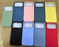 Tam koruyun sıvı silikon iphone için kılıf 17 hava 16 15 14 13 12 11 Pro Max Mini XS XR X artı SE yumuşak geri darbeye kapak