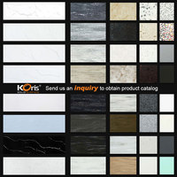 Koris Grande Dalle Comptoir De Cuisine Salle De Bains Vanity Top Pierre Artificielle Coréen Modifié Pur Acrylique Solide Surface Marbre Feuille