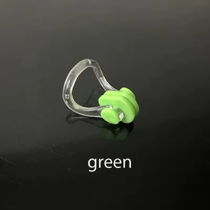 Clip nasal de natation multicolore, bouchons nasaux de natation avec gel de silice imperméable pour enfants et adultes - Product Image 5