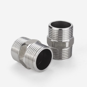 304 thép không gỉ lục giác dây đôi kết thúc ren bên ngoài chủ đề kết nối trực tiếp kết nối và truyền nội bộ - Product Image 4