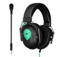 Casque Stéréo de Jeu Filaire H21 Haute Qualité Supra-Auriculaire et Circum-Auriculaire en Cuir Dynamique avec Codecs AAC pour DJs et Joueurs
