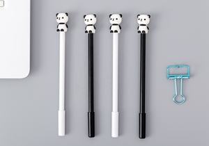 Candy Kawaii raksasa Panda sekolah siswa pena Gel kreatif tumbuh desain dengan 0.5mm tinta hitam terbuat dari plastik - Product Image 6