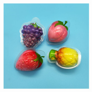 10g 4D siêu khủng bố Halloween não bóng hình dạng kẹo dẻo mềm với mứt dâu đỏ - Product Image 5