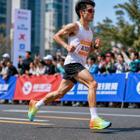 Sepatu Lari Marathon Pelat Karbon Busa Superkritis Pengembalian Energi Zapatillas Hombre Chaussure Workout Sepatu Lari Sekolah Pria