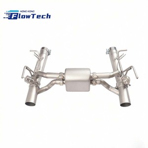 ระบบท่อไอเสียแบบ Catback วาล์วควบคุมประสิทธิภาพสูง SS304 สำหรับ Ferrari F8 Spider 3.9T V8 - Product Image 4