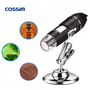 Microscope électronique numérique Portable avec 8 LED, 1080P, 1000X USB, pour pièces de monnaie en peau