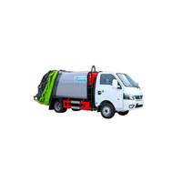 Camion compacteur de déchets Dongfeng Tuyi 4m³ avec contrôle PLC pour le chargement et le compactage automatiques des déchets