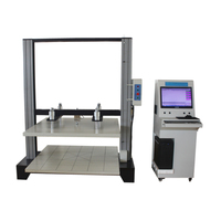 Máquina de Prueba de Compresión de Cajas BCT Controlada por Computadora; Máquina de Prueba de Compresión de Cartón de Alta Precisión