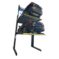 Elevador de Estacionamiento de Dos Postes para Tres Vehículos, Triple Plataforma, 3 Espacios de Estacionamiento, Capacidad de Carga de 2300 kg, Marca Easy, Modelo QJY2.0-T