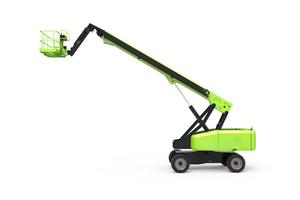 China Lagarta Spider Boom Lift Telescópica Hidráulica Diesel Wheel Drive Boom Lifting Platform Cherry Picker