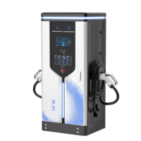 Station de recharge pour voiture électrique intelligente avec CCS2 80kW 160kW Puissance Écran tactile personnalisé Affichage LED Chargeur rapide Fournisseur