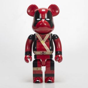 ABS BEARBRICK 400 28CM Modello di <span class=keywords><strong>Deadpool</strong></span> per Decorazione Casa, Bear Brick 400% - Product Image 5