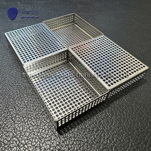Cubierta de protección de malla perforada de 41x32,4x10 mm de acero inoxidable para disipación de calor y protección de componentes electrónicos - Product Image 4