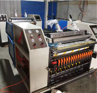 Machine à découper le papier thermique POS à grande vitesse 150 m/min, machine à découper le papier de caisse enregistreuse, machine à découper les rouleaux de papier thermique