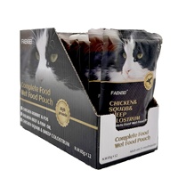 Top vendeur 2023 produits pour animaux de compagnie chat nourriture humide friandises pour animaux de compagnie pochette de nourriture humide chat nourriture complète bâtonnets 100% viande naturelle 24 mois