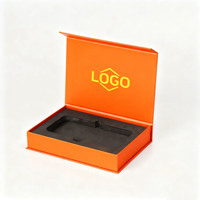 Scatola Regalo Magnetica Riciclabile con Logo Personalizzato, Imballaggio Rigido in Cartone per Accessori Telefoni Cellulari, Laminazione Opaca con Vantaggi UV