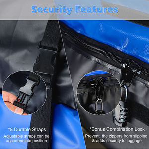 Bolsa de equipaje impermeable <span class=keywords><strong>para</strong></span> techo de coche, portaequipajes <span class=keywords><strong>para</strong></span> acampada, sellado, sin estante - Product Image 3