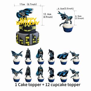 Banderoles en papier sur le thème de l'anniversaire de Spider-Man Peter Parker pour garçons avec un topper de gâteau, couleur et taille personnalisables, montage facile - Product Image 6