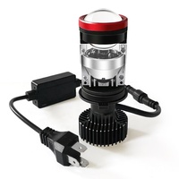 HYML – lampe LED Y7D pour voiture, ampoule de phare Laser, projecteur bi Led, Mini lentille, projecteur H4 Led, phare