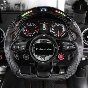 <span class=keywords><strong>Volante</strong></span> de Carbono con Luz LED y Botón de Arranque <span class=keywords><strong>S</strong></span>-<span class=keywords><strong>Line</strong></span> para <span class=keywords><strong>Audi</strong></span> Q8 SQ8 A3 <span class=keywords><strong>A4</strong></span> B9 A5 B8 A6 C7 A7 S3 S4 RS3 RS5 RS7 RS6 C8 - Product Image 3