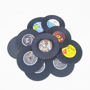 Make Your Own Beer Coasters Non-Slip Silicone Cup Factory Price Coaster Custom Coffee Tea Mat Soft PVC Rubber Coaster for Drinks