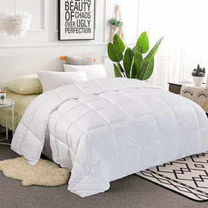 <span class=keywords><strong>Couette</strong></span> de <span class=keywords><strong>couette</strong></span> économique en polyester blanc avec motif uni pour un usage domestique Conception générale pour le printemps, l'été et l'hiver - Product Image 1