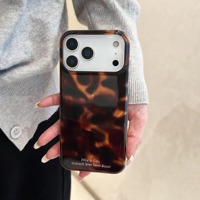 Nouvelle coque de téléphone IMD effet écaille de tortue et ondulations d'eau pour iPhone 18 Pro Max 16 15, double couche antichoc et protectrice