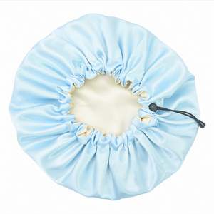 Meilleure Vente – Bonnet de Nuit Réversible en Satin Doux et Écologique pour Adulte, Double Face, avec Cordon Ajustable - Product Image 6