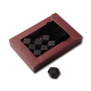 Vente en gros, 9 pièces, accessoires de Bar, refroidissement, glaçons, <span class=keywords><strong>granit</strong></span> naturel, pierres à <span class=keywords><strong>whisky</strong></span>, ensemble cadeau avec velours - Product Image 2