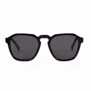 Модные неповторимые солнцезащитные очки в асимметричной оправе из ацетата, поляризованные круглые солнцезащитные очки в стиле ретро для унисекс