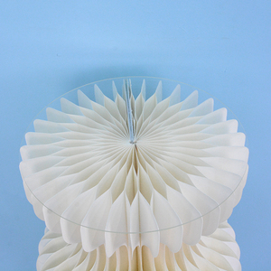 Juego de 3 Piezas de Decoración de Mesa de Papel Plegable Romántico de Lujo, Marca <span class=keywords><strong>Moka</strong></span>, para Bodas, Eventos, Fiestas, Baby Shower - Product Image 3