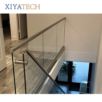 XIYATECH Panneaux de garde-corps de porte de fenêtre personnalisables en acier inoxydable de sécurité transparente en verre trempé de haute qualité à prix compétitif