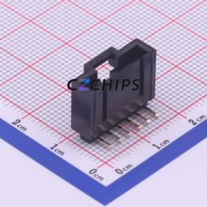 M2553R-06P Wire-to-Board Pin Header Bent Lead Through Hole,P=2.54mm Connector 1x6P 2.54mm Right Angle Insert 6P - Product Image 1