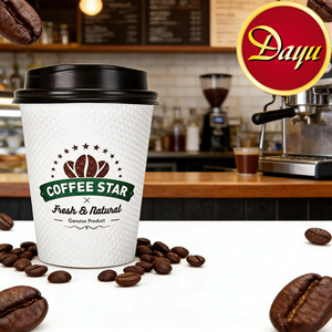 Vasos de papel desechables personalizados de una sola pared, ecológicos, <span class=keywords><strong>para</strong></span> <span class=keywords><strong>llevar</strong></span>, café frío/caliente/té <span class=keywords><strong>para</strong></span> fiestas, eventos, con diseño de logotipo - Product Image 1