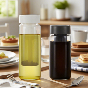 Machine à café froid avec <span class=keywords><strong>filtre</strong></span> amovible, machine à café glacé portable, petite bouteille à café glacé pour thé glacé, café, boisson - Product Image 1