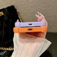 Coque de téléphone antichoc colorée tendance pour iPhone 18 17 Pro Max 16 15 14 13 12 11 Pro Max avec cadre d'appareil photo détachable anti-chute