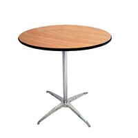 Table de bar pour activités de plein air, comptoir de bar, table en bois, table de banquet à pieds hauts