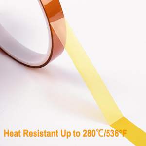 Cinta Aislante de Poliimida Térmica Activada por Agua de Alta Temperatura de Canadá, Resistente al Calor, para Sublimación, 3/5/8/10/12/15/20/25 mm X - Product Image 3