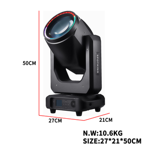 Cabeza Móvil Redsun 380W Spot King Tipo Spot Wash Beam con DMX512 - Iluminación Profesional de Escenario para DJ y Discotecas en Conciertos - Product Image 3