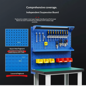 Table de travail robuste pour atelier, table antistatique pour usine, laboratoire, table d'opération, table de maintenance composite, modèle 150 - Product Image 3