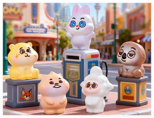 Miniature di Animali Cartoon Zootopia <span class=keywords><strong>per</strong></span> Educazione Precoce, Giocattoli in Resina di Piccole Creature Marine <span class=keywords><strong>e</strong></span> Animali della Fattoria <span class=keywords><strong>e</strong></span> della Foresta <span class=keywords><strong>per</strong></span> Casa delle Bambole - Product Image 5