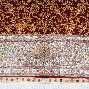 Karpet sutra murni buatan tangan warna India alami karpet Afghan Harga 183x274cm - Product Image 3
