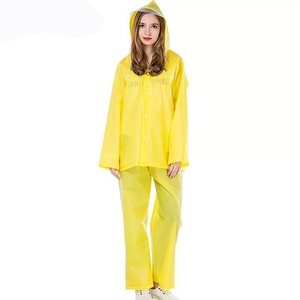 Combinaison de pluie réutilisable pour couple, femme, homme, unisexe, en plastique EVA transparent, imperméable, pour moto, extérieur - Product Image 4