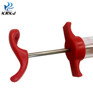 Seringue d'injection vétérinaire réutilisable en plastique et acier Kd303 <span class=keywords><strong>50cc</strong></span> pour animaux - Product Image 5
