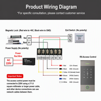 Lecteur de contrôle d'accès par empreinte digitale Rixiang MJ01-TT TTLock, système de contrôle d'accès intelligent Bluetooth, déverrouillage à distance par code QR