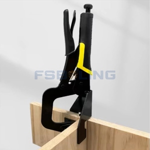 FSBOLING Localisateur de trou diagonal pour le travail du bois Outil de serrage à angle droit <span class=keywords><strong>anti</strong></span>-décalage rapide - Product Image 4