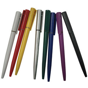 <b>Blue</b> Black Ink Slim Twist <b>Pen</b> Plastic Ballpoint <b>Pen</b> for Promotional Advertising Gift - Product Image 4