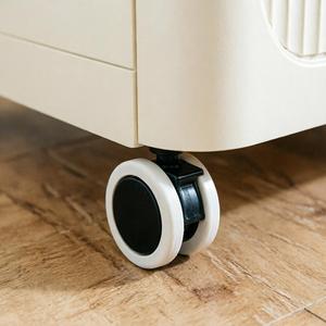 <span class=keywords><strong>Commode</strong></span> à jouets en plastique pliable à 7 niveaux <span class=keywords><strong>de</strong></span> 59 cm avec roulettes pour chambre à coucher, <span class=keywords><strong>commode</strong></span> en plastique pour enfants - Product Image 5