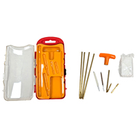 Kit de nettoyage universel pour armes à feu, personnalisable, avec tiges en laiton tactiques pour la chasse, étui de transport robuste