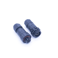 Conector de Aviación Macho-Hembra M19 M20 de 2, 3, 4, 5 y 6 Pines, Roscado, Impermeable IP67, Contacto de Cobre, 40A, para Cable de Alimentación